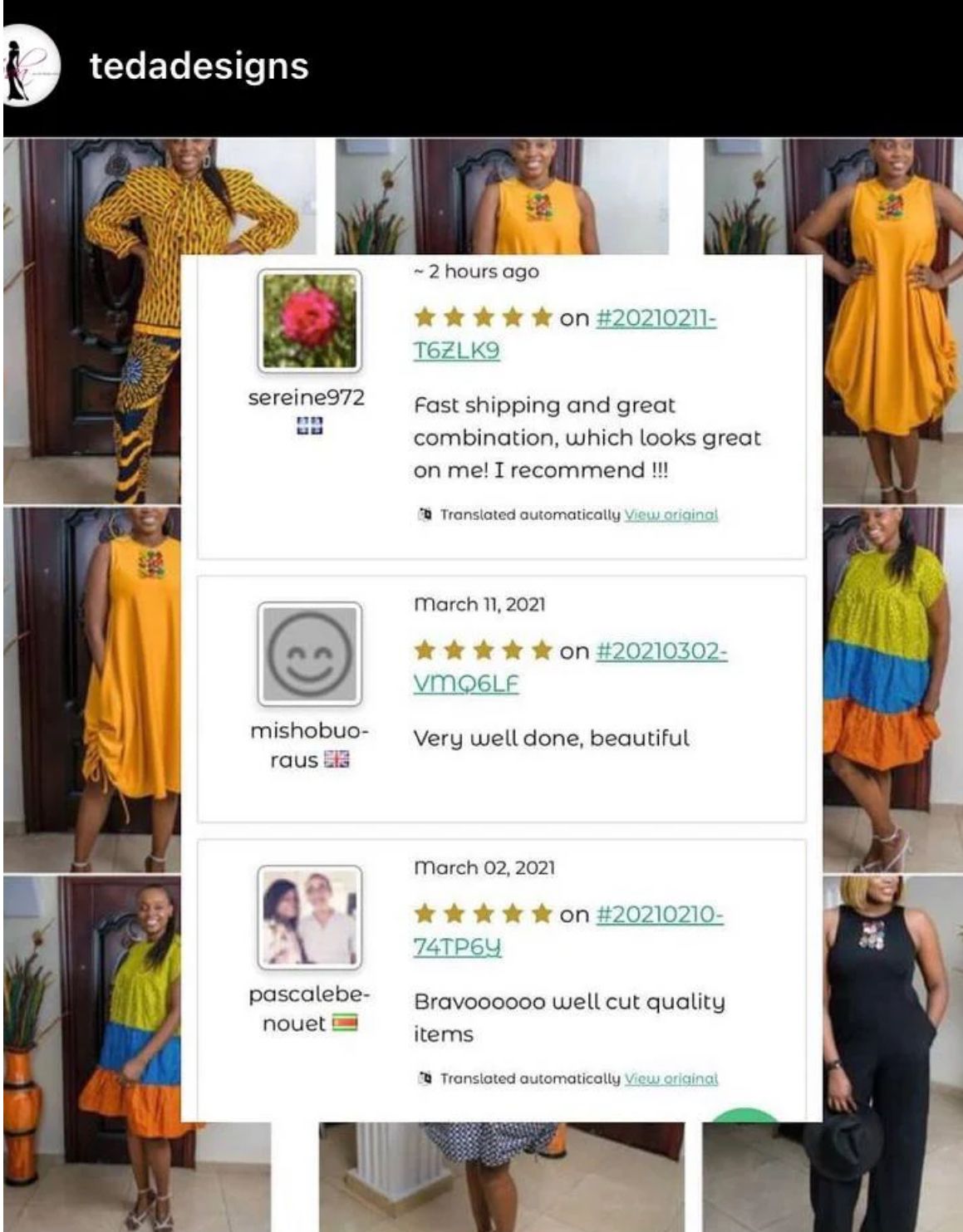 African Queen Grand Boo Boo Dress - 008